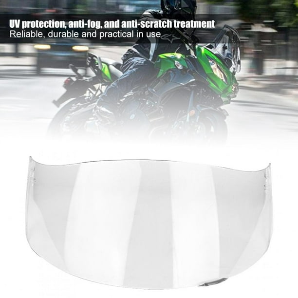 Visera de Lente de Casco de Motocicleta, Visera de Lente de Casco de Protección contra el Viento Escudo de Cara Completa para AGV K1 K3 SV K5 K5-S(Transparencia) k1 visera k3 Spptty Accesorios para motos