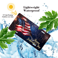 thumbnail image 4 of 1 Pcs 2D Flat License Plate Covers & Frames, Happy Independence Day For Decorative Front, Waterproof For Decoration Aluminum License Plate Covers & Frames Cover For Men Women, 12" X 6", 4 of 7