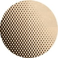 thumbnail image 1 of Ahgly Company Machine Washable Indoor Round Transitional Golden Blonde Gold Area Rugs, 5' Round, 1 of 7