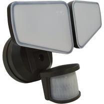 Bronze Motion Sensing Dusk-to-Dawn LED Floodlight Fixture PA-240B