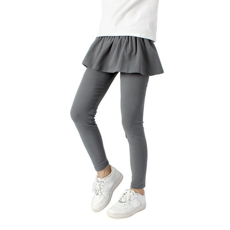 

Toddler Kids Baby Girls Cotton Leggings Pantihose Stretchy Basic Ankle Length Pants Pantyhose For Spring Autumn Pantskirt