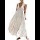 thumbnail image 2 of Vestido de Verano para Mujer, Informal, Sin Mangas, con Escote en V y Fruncido, para Playa. Albaricoque L, 2 of 10