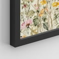 thumbnail image 2 of PixonSign Framed Wall Art Colorful Wildflowers Garden Floral Posters, Set of 2 Nature Wilderness Botanical Illustrations Wall Decor, Adhesive Canvas Prints for Home Decor - 11"x14" Black, 2 of 5