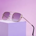 thumbnail image 2 of Steampunk Sunglasses for Men and for Women Lightweight Alloy Frame Fashion Eyewear Small Frame with Side Bag Design and, 2 of 5