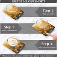 thumbnail image 3 of High Precision Digital Kitchen Scale Tempered Glass Food Scale Multifunction Scale Small Kitchen Appliances Yellow Flower Field, 3 of 7