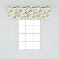 thumbnail image 2 of Ambesonne Flamingo Window Valance, Fresh Flora Pineapples, 54" X 18", Multicolor, 2 of 3