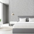 thumbnail image 5 of Industrial Texture Metallic Grey Non-Pasted Wallpaper (Covers 56 sq. ft.), 5 of 6
