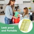 thumbnail image 3 of Bento Lunch Box, Airtight Seal Leak Proof Design, Bpa Free Dishwasher Safe With Utensils, Cartoon Pattern Design For Kids School Lunch, Microwave Safe (1300mL), 3 of 5
