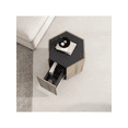 thumbnail image 5 of Hexagonal Rural Style Garden Retro with Drawer Living Room Corner Table Bedroom Bedside Table , Textured Black + Warm Oak, 5 of 5
