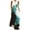 Blue, variant on Homenesgenics Summer Dresses for Women Dresses Womens Casual Long Dress with Pocket Floral Print Sleeveless Maxi Dress