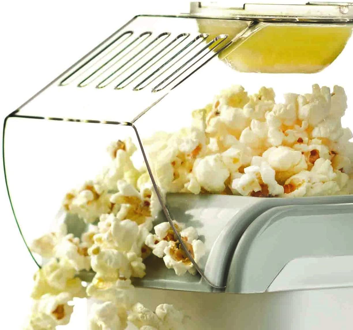 Brentwood PC-486W White 8-Cup Hot Air Popcorn Maker