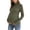 Army Green, variant on Gfyviroh Women's Maternity Knit Tops High Neck Ribbed Comfy Pregnancy Sweaters Long Sleeve Lightweight Slim Stretch Pullover Tops