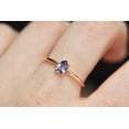 thumbnail image 3 of 2ct Pear Cut Tanzanite TeardropEngagement Women's Ring 14k Yellow Gold Plated Silver, 3 of 3