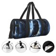 thumbnail image 5 of Bingfone Night Scene of Wolves Print Gym Duffle Backpack for Men Women,Travel Weekender Carry-On Bags with Detachable Back Pack Straps for Traveling Overnight Climb Sports, 5 of 8