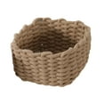thumbnail image 3 of veasfak Multipurpose Organiser Box Rope Basket Container Bin Portable Storage Basket for Brown, 3 of 6