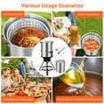 thumbnail image 6 of 30QT Seafood Boil and Turkey Fryer Set, Seafood Boiler Steamer with Propane Stove Burner, Perfect Outdoor Cooker for Crawfish, Crab, Shrimp, Lobster, and Frying, Complete Outdoor Cooking Kit, 6 of 7