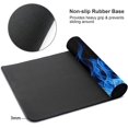thumbnail image 4 of SHIQI-Blue Flaming Fire Flame Mouse Pad Gaming XL Large Mousepad Desk Mat Long Extended Big Keyboard Pads Table Accessories for Gaming and Office Pc Laptop Computer 31.5 X 11.8 Inch, 4 of 4