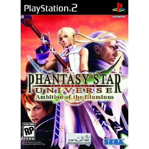 Restored Phantasy Star Universe: Ambition of the Illuminus (PlayStation 2, 2007) RPG Game (Refurbished)
