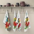 thumbnail image 2 of Spring Flowers Hummingbirds Dish Towels 4 Pack, Poppy Flowers Washable Tea Towels Dishcloths Lint-Free 18x28 Inch Fast Drying for Kitchen Restaurant Bar Clean, 2 of 7