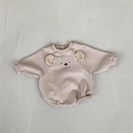 

Hunpta Baby Newborn Infant Girls Boys Spring Autumn Solid Long Sleeve Hoodie Romper Bodysuit Clothes