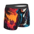 thumbnail image 2 of KLL Rock Skull Singer Men's Cotton Boxer Briefs Underwear-XX-Large, 2 of 8
