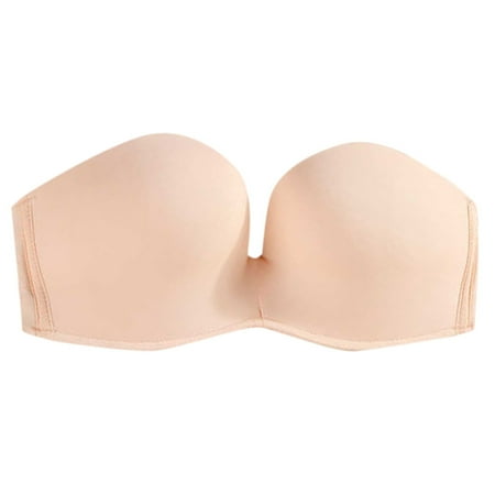 

TANGNADE Women Hand Shape Custom Lift Invisible Strapless Wirefree Anti-Slip Bra