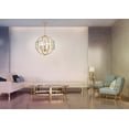 thumbnail image 7 of 33848-020-Eurofase Lighting-Manilow Chandelier 8 Light - 25.5 Inches Wide by 29 Inches High-Brass Finish    -Traditional Installation, 7 of 7