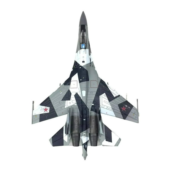 Precision-Crafted Russian SU35 Fighter Jet Model for Collection 1:100 Scale Replica for Aviation Display