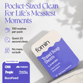 thumbnail image 4 of FOMIN - Antibacterial Paper Soap Sheets Tin for Traveling - (100 Sheets) Lavender Portable Travel Hand Soap Sheets, Dissolvable Mini Camping Hand Soap for Hand Washing, 4 of 5