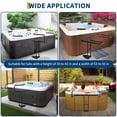 thumbnail image 3 of GloryStar Hydraulic Spa Cover Lifter for Hot Tubs and Pools, Adjustable Height U-Shaped Arm with One-Side Mount and Durable Weather-Resistant Bracket, Designed to Fit Most Standard Bathtubs and Spas, 3 of 8