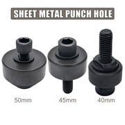 SagaSave 45mm Sheet Metal Punch Hole Punch Metric Sized Holes for Steel Plate Stainless Steel
