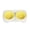 🔥 Yellow_Base#1397, variant on Double Bowl Slanted Pet Feeder | Anti-Tip Non-Slip Base | Protection | Food & Water | Plastic | Pink, Yellow, Green | 30x14.5x8.5cm | Easy Clean | For Cats & Dogs