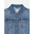 thumbnail image 3 of Wonder Nation Girls Denim Trucker Jacket, Sizes 4-18 & Plus, 3 of 5