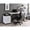 White, variant on X - Shape Cross Bar Feature - Sturdy Rectangular Writing Desk for Long - Term Use