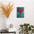 thumbnail image 6 of 8x12 inch Broken Red Heart Frameless Painting Prints,Indoor Home Living Room,Bedroom,Man Cave,Study Wall Decor Canvas Pictures,Funny Broken Red Canvas Hanging Picture,For Studio,Lounge,Cafe, 6 of 6