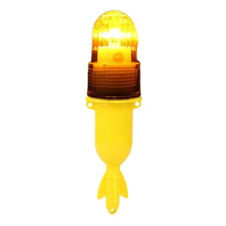 Ksruee Fishing Strobe Safety Beacon Light Bait Lamp Attractants Glow Stick Replacement for Saltwater Kayaking Pontoon Boats Paddles Marine Buoys portable
