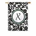 thumbnail image 2 of Breeze Decor 80059 Damask G Monogram 2-Sided Impression Garden Flag - 13 x 18.5 in., 2 of 7
