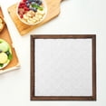 thumbnail image 4 of Bandeja de servicio de japonés, porta cosmético, bandeja de begonia, postre s Blanco 226x226cm Gloria Bandeja de servir, 4 of 8