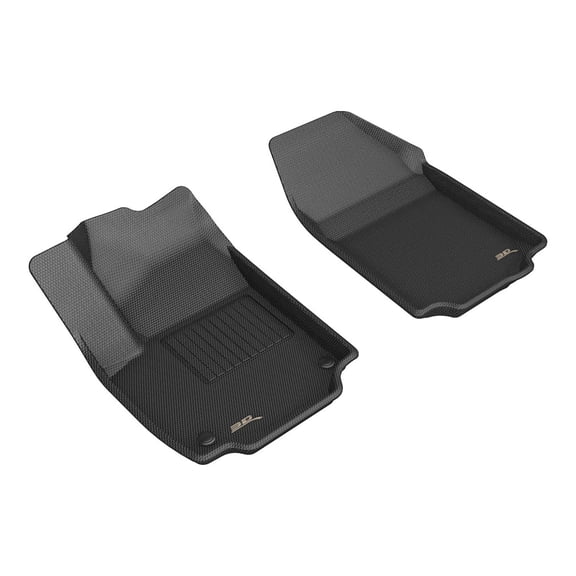 3D MAXpider KAGU Floor Mat (Black) compatible with GMC TERRAIN 2025-2026 - First Row