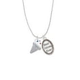 thumbnail image 2 of Delight Jewelry 3-D Vanilla Ice Cream Cone with Crystal Sprinkles Best Mom Ever Charm Necklace, 2 of 4