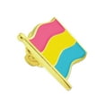 thumbnail image 3 of PinMart's Pansexual Flag LGBTQ Pride Enamel Lapel Pin Jewelry, 3 of 3
