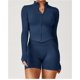 thumbnail image 5 of Chaqueta de Yoga for mujer, chaqueta de Yoga deportiva for correr al aire libre con cremallera, chaqueta de manga larga, ropa de Yoga de secado rápido for niñas, 5 of 6