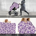 thumbnail image 6 of Car Seat Cover Baby - Daisies Flowers Petal purple Breathable Infant Car Seat Cover for Baby Carseat, Lightweight Comfort Baby Essentials Must Haves Newborn Stuff for Girl Boy, 6 of 7