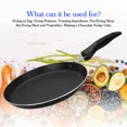 thumbnail image 5 of Alpine Cuisine Griddle Pan Aluminum 12-Inch Nonstick Coating, Griddle Pan for Stove Top with Stay Cool Handle, Durable Nonstick Cookware - Dishwasher Safe - Gray, 5 of 8