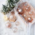 thumbnail image 3 of Adornos De Bolas De Navidad Transparentes De 24 Quilates, Adornos Navideños Decorativos De Plástico Inastillable, Juego De Bolas Colgantes Para Árbol De Navidad Con Decoraciones Brillantes Y Delicadas, 3 of 5