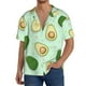 thumbnail image 1 of Fotbe Avocado Camisa Estampada de Manga Corta para Hombre, Casual de Verano, Estilo Playero, Sin Arrugas-Small, 1 of 5