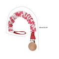 thumbnail image 3 of One opening Baby Cotton Pacifier Chain with Clip Newborn Soother Teething Nipples Infant Chew Toys Holder, 3 of 4
