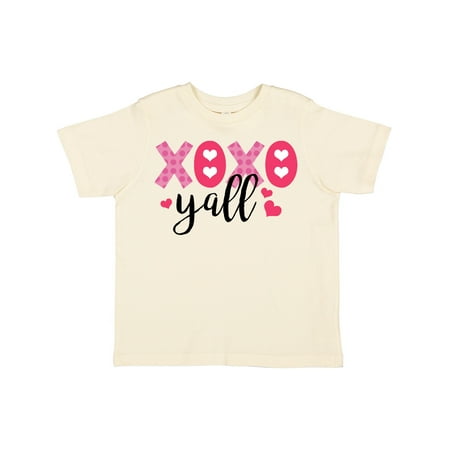 

Inktastic Valentine s Day Hugs and Kisses XOXO Y all Gift Toddler Boy or Toddler Girl T-Shirt