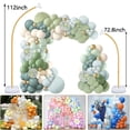 thumbnail image 2 of Kit de arco para globos de 72,8 y 112 pulgadas, soporte para globos de medio arco con Base, Marco para arcos de globos para decoraciones de cumpleaños y bodas, 2 of 5