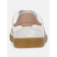 thumbnail image 3 of Wonder Nation Little and Big Girls Casual Soccer Sneakers with Ribbon Laces, 3 of 6